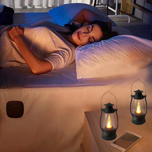 Reperla 5.1 inch Mini Lanterns 6-Pcs LED Candle Small Lanterns Decorative Indoor Outdoor Hanging Light Ornaments Home Decor for Weddings Western Camping Party Halloween Christmas Decorations - Image 5