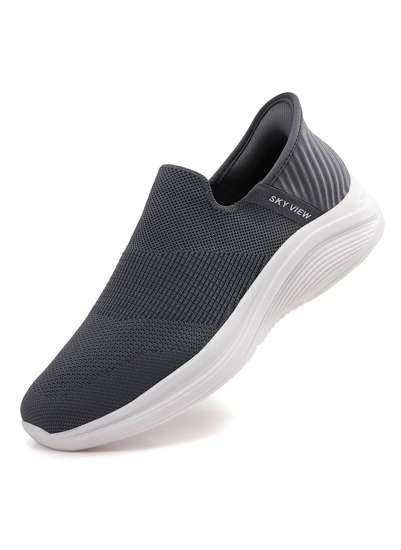Sky View Men women's Walking Shoes Slip-On Lightweight Sneakers Running Shoes Exercise Tennis Shoes Fitness Sports Shoes Lightweight Breathable Soft Sole - Image 1
