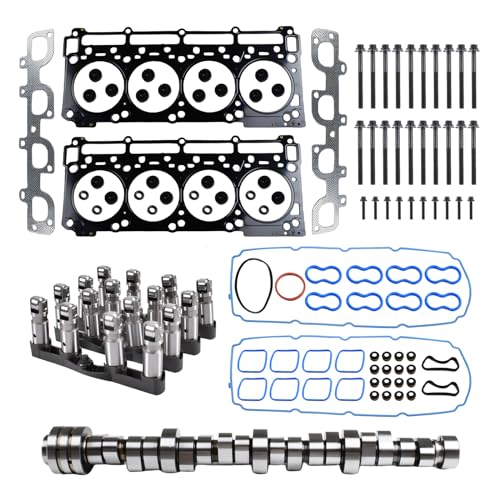 SUSUCAR 6.4 Hemi MDS Lifters Camshaft Cam Kit Head Gaskets for 2011-2015 Dodge Challenger Charger Chrysler Jeep Grand Cherokee 6.4L V8 HS26568PT 5038419AB - Image 1