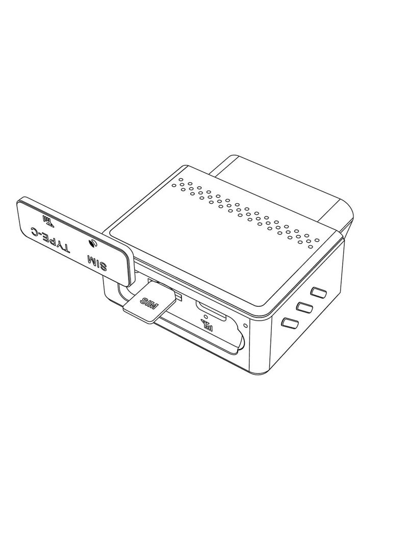 4G Car Tracker VL512 OBDII 4G Locator Remote Voice Monitoring Plug Play Tracking GPS Tracke - Image 5