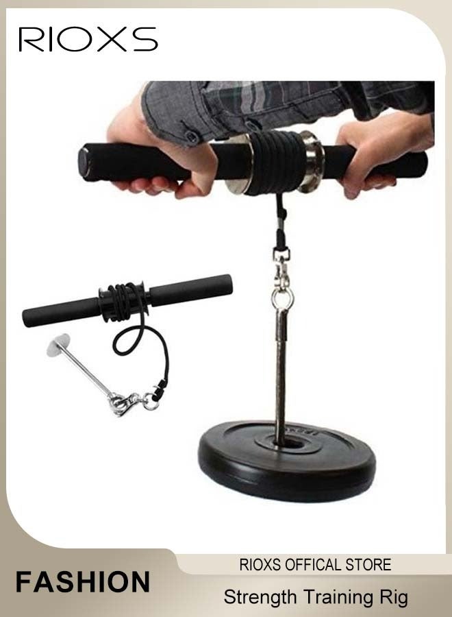 RIOXS Wrist and Forearm Trainers Non Slip Soft Foam Grips and Load-bearing Ropes Suitable for Muscle Strength Training Fitness Equipment for Gym Home - Image 2