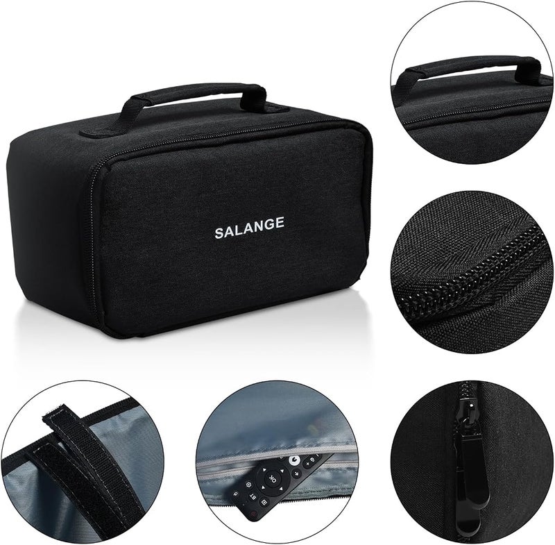 Salange Universal Carrying Case for Mini Projectors, Deep Black, 10x12x20cm (3.9"x4.7"x7.9"), Special Portable - Image 2