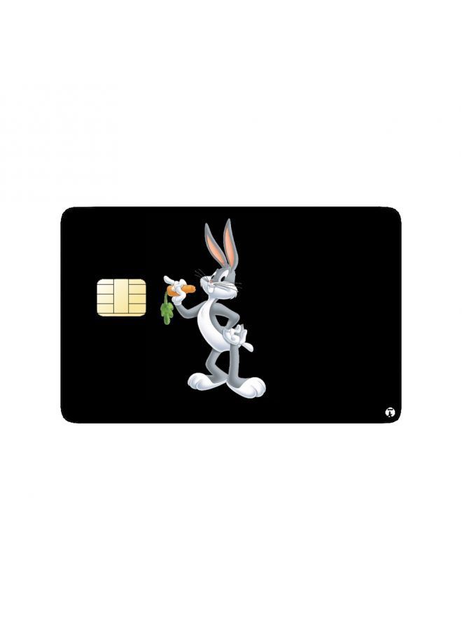 RKN PRINTED BANK CARD STICKER Animation Bugs Bunny From Looney Tunes By Warner Bros - Image 1