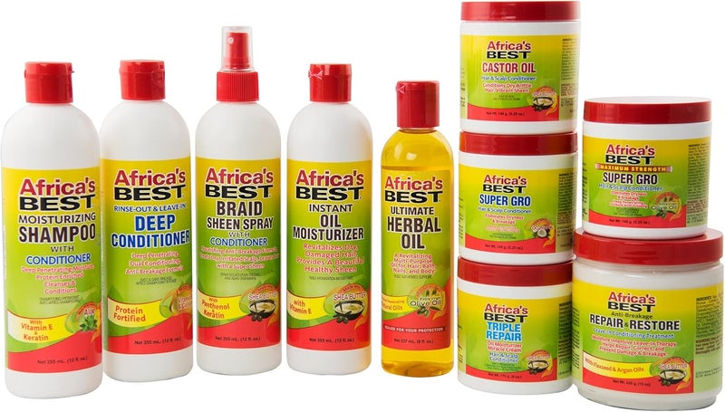 Africa's Best Ultimate Herbal Oil - 12 Oz. Multi-Purpose Oil for Hair, Bath, Nails, and Body - Image 3