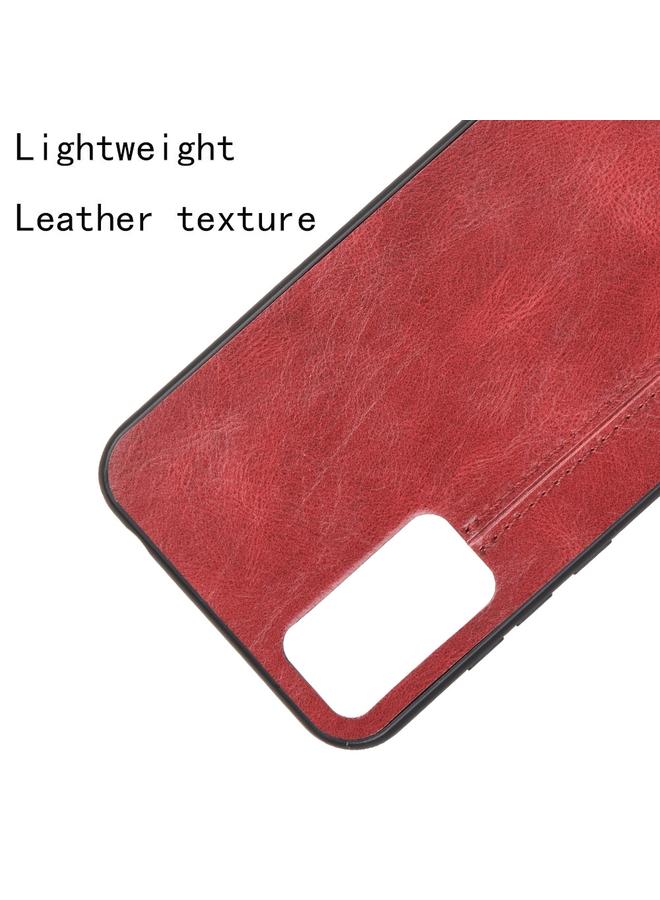 زبون جراب لهاتف Huawei Honor Play 4T Pro مقاوم للصدمات بنمط جلد البقر المخيط من مادة PC + PU + TPU - Image 4