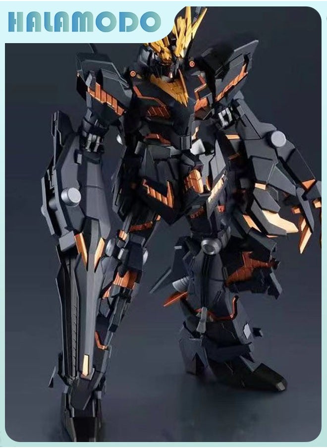 HALAMODO Gundam Modong Banshee Action Figure Mecha Warrior Assembly Model, a Super Cool Desktop Decoration, an Assembly Toy Loved by Both Boys and Girls  - Image 2