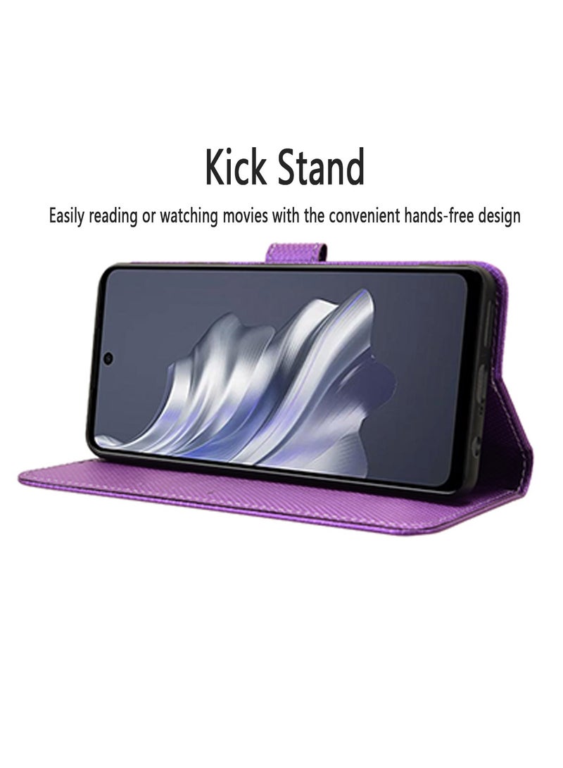 X-level Case Cover for Tecno Spark 20 Pro 4G/KJ6 With Full Body Camera Len Protector PU Leather Wallet Card Holder Shockproof Protective Back Cover With Release Hand Phone Daily Video Kickstand  - Image 4