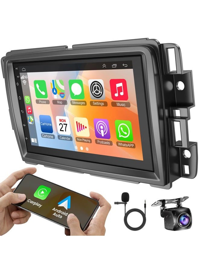 electrosmart 7" Car Radio for GMC Acadia 2013-2017 | for Chevrolet Chevy Traverse 2013-2017 | for Buick Enclave 2013-2017 | Touch Screen Car Stereo | GPS Navigation | with Wireless Carplay Android Auto - Image 1