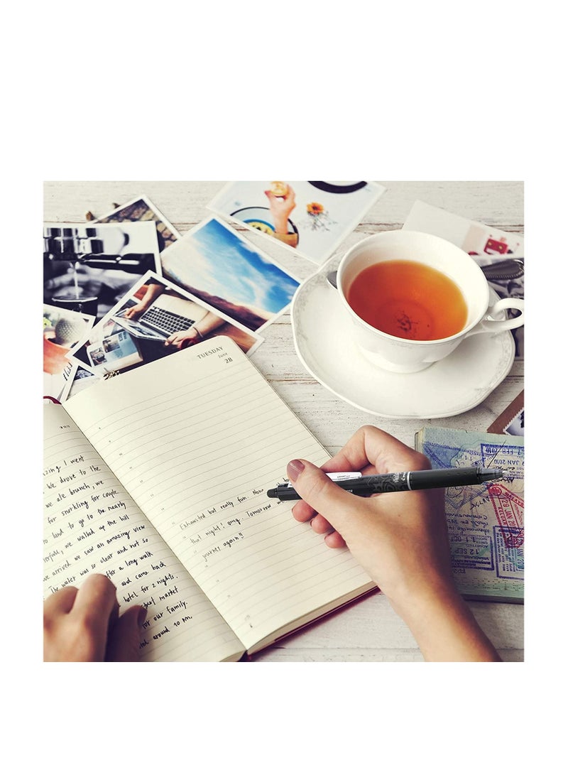 PILOT 6-Piece Frixion Clicker Erasable Ball Pen 0.5mm Tip Pink Ink - Image 3