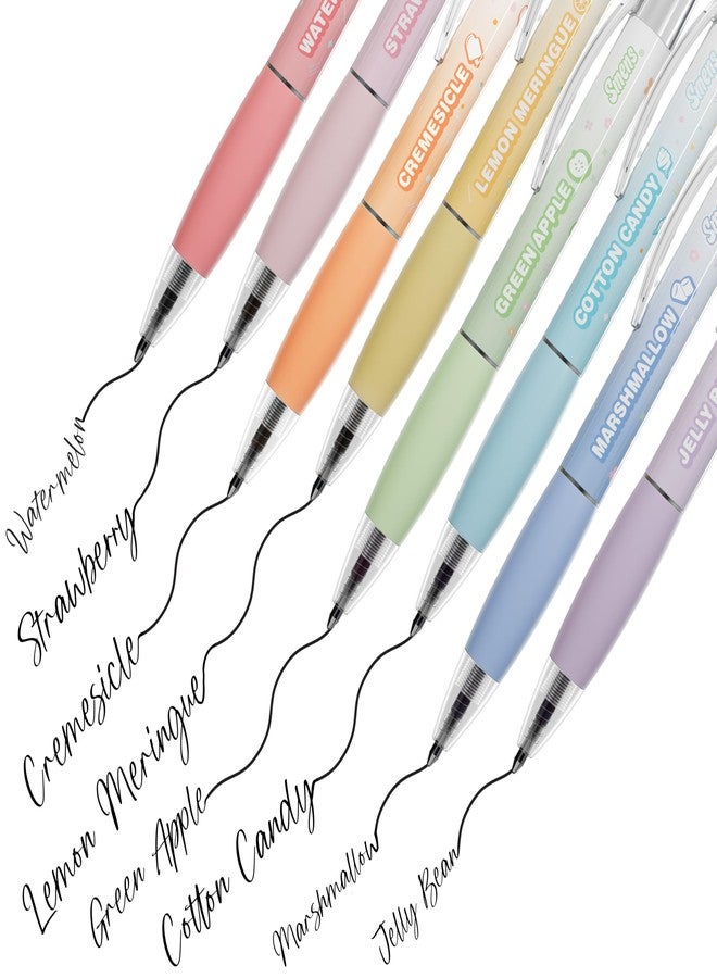 Scentco Simply Delightful Smens - Patented Gourmet Scented Black Gel Ink Pens, Medium Point, 8 Count - Fun, Cute, Cool, Smelly Pens for Kids - Image 4