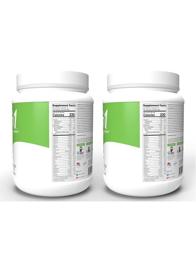Lean1 Meal Replacement Protein Shake, Chocolate Flavor, 2-PACK of 15 Serving Tubs - Image 3