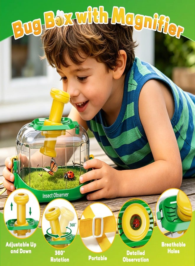 Novaluki Bug Catcher for Kids - 10 PCS Outdoor Explorer Set Toys with Butterfly Net and Bug House, Educational Adventure Kid Toys for Kids Ages 3 4 5 6 7 8, Nature Gifts for Kids on Birthday Holiday - Image 3