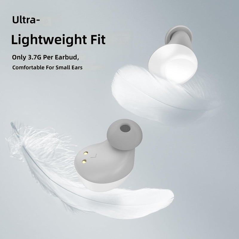 TOZO A1 Wireless Earbuds Bluetooth 5.3 Lightweight In-Ear Headphones with IPX5 Waterproof, Dual Mics for AI Calls, Premium Sound, Charging Case, 32 EQ Presets via App - Image 3