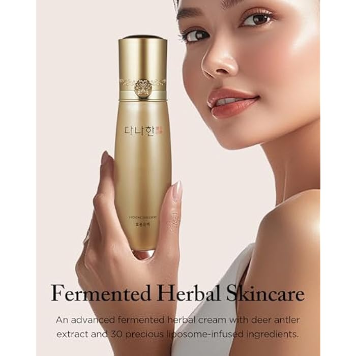 Danahan Hyoyong Korean Traditional Herbal Fermented Face Emulsion Rich Moisturizing Anti-Aging Formula with Beta-Glucan Lecithin 30+ Botanical Extracts, Hydrating Nourishing, 4.73 fl.oz. - Image 3