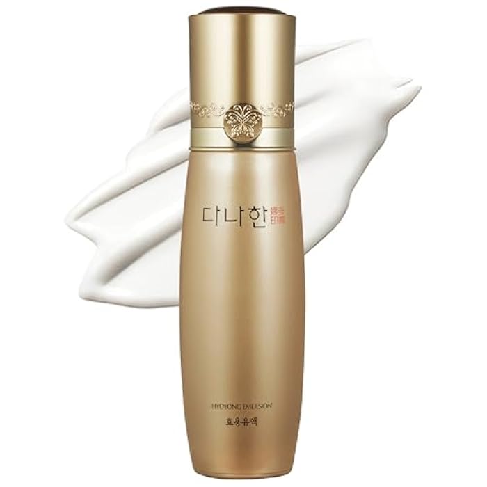 Danahan Hyoyong Korean Traditional Herbal Fermented Face Emulsion Rich Moisturizing Anti-Aging Formula with Beta-Glucan Lecithin 30+ Botanical Extracts, Hydrating Nourishing, 4.73 fl.oz. - Image 1