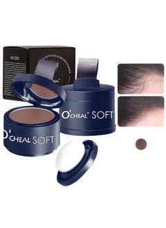 OCHEAL Soft Mist And Ssoftness Hairline Powde,Hairline Powder Magical Instantly Hair Line Shadow Quick Cover Hair Root Concealer with Puff Touch Root Cover Up for Thinning Hair Waterproof (Deep Coffee Color)  - Image 1