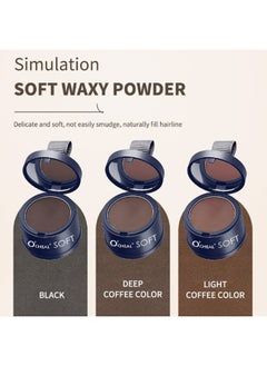 OCHEAL Soft Mist And Ssoftness Hairline Powde,Hairline Powder Magical Instantly Hair Line Shadow Quick Cover Hair Root Concealer with Puff Touch Root Cover Up for Thinning Hair Waterproof (Deep Coffee Color)  - Image 2