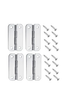 KASTWAVE 4 Pack Heavy Duty Stainless Steel Hinges, High Strength Cooler Replacement Parts, Cooler Hinges with Screws for Igloo Ice Chests  - Image 1