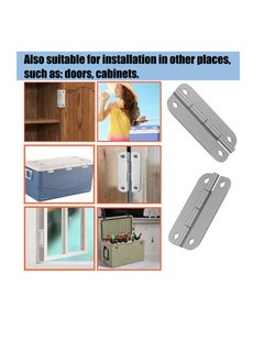 KASTWAVE 4 Pack Heavy Duty Stainless Steel Hinges, High Strength Cooler Replacement Parts, Cooler Hinges with Screws for Igloo Ice Chests  - Image 4