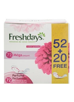 Freshdays Freshdays 72-Piece Sanita Normal Scented Pantyliners White 