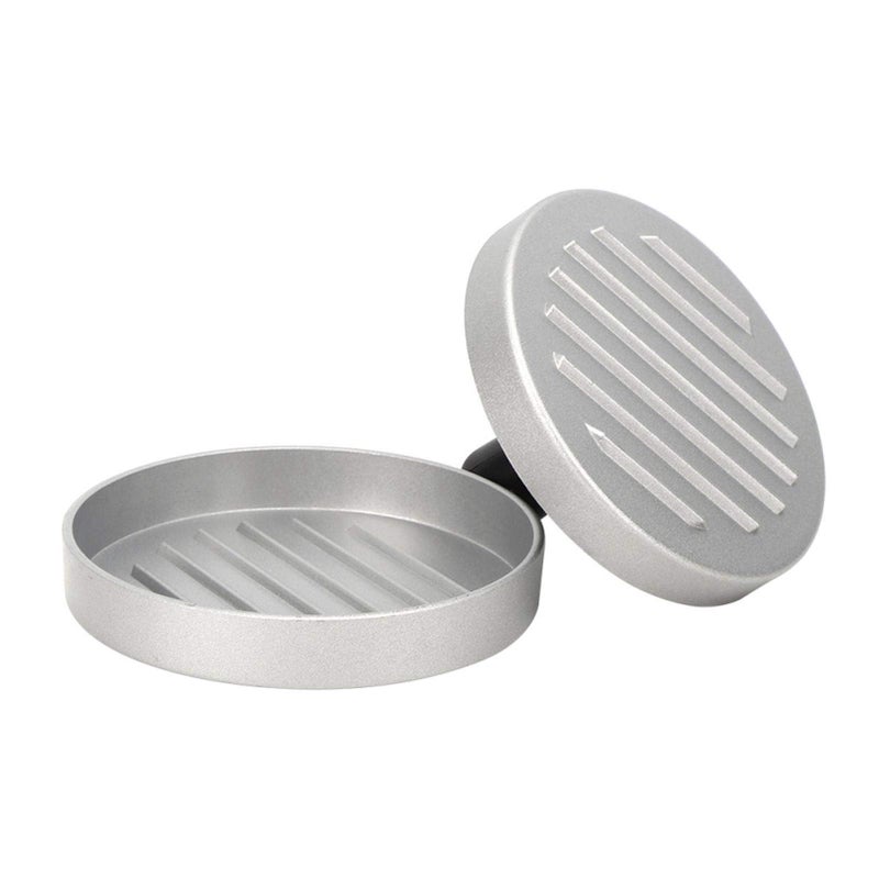 daniite Manual Hamburger Maker Meat Press Mold with Grid Aluminum Alloy Even Pressure Meat Pie Burger Machine DIY Kitchen Accessories - Image 2