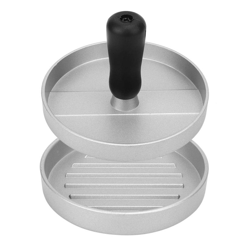 daniite Manual Hamburger Maker Meat Press Mold with Grid Aluminum Alloy Even Pressure Meat Pie Burger Machine DIY Kitchen Accessories - Image 3