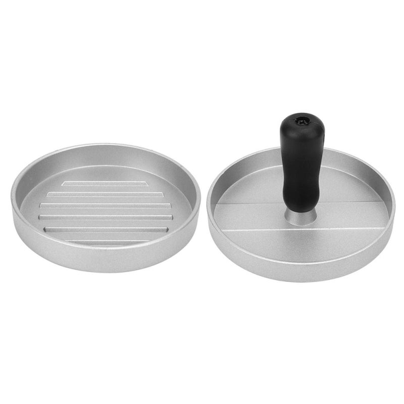 daniite Manual Hamburger Maker Meat Press Mold with Grid Aluminum Alloy Even Pressure Meat Pie Burger Machine DIY Kitchen Accessories - Image 1