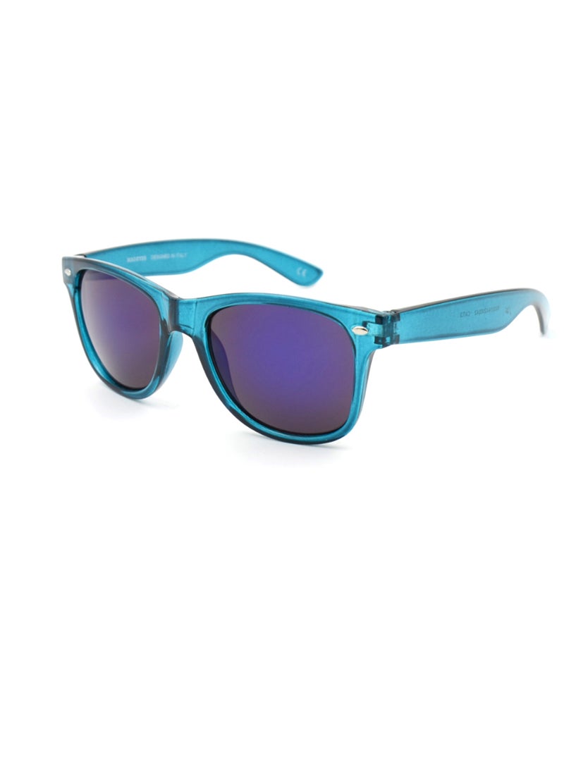 MADEYES Unisex UV Protection Sunglasses EE6P114(1)-2 - Blue - Image 1