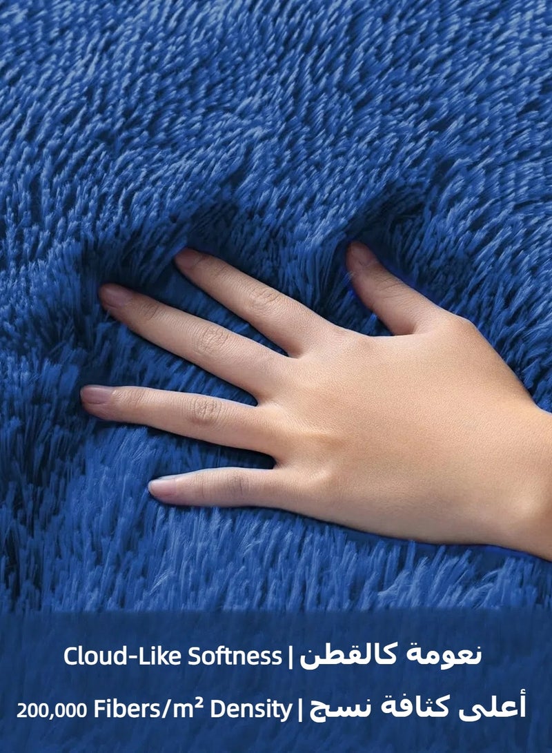 CHU DAI Luxury Large Area Rug Hotel Grade Ultra Soft Plush Fuzzy Non-Slip Carpets for Nursery  Living Room Bedroom Hypoallergenic Baby Safe  - Image 3