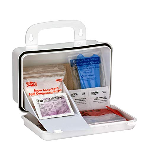 First Aid Only 6021 21-Piece Body Fluid Clean Up Kit, Commercial Cleaning Equipment for Spills in Weatherproof Plastic Case - Image 4