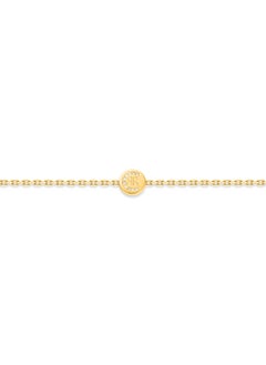 CERRUTI 1881 Eletra Gold-Plated Bracelet,Adjustable Chain with Crystal-Embedded Charm and Iconic CRR Logo, Elegant and Refined Jewelry  - Image 2