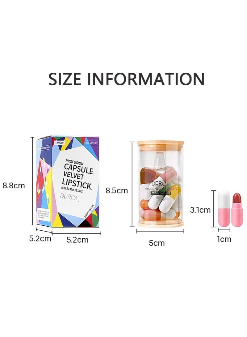 DEROL مجموعة أحمر شفاه ميني ماتي مخملي 16 قطعة - Image 2