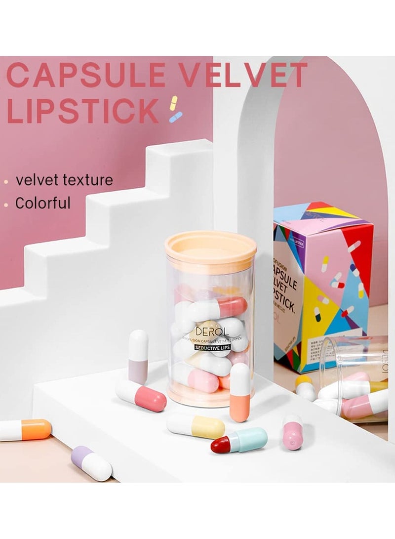 DEROL مجموعة أحمر شفاه ميني ماتي مخملي 16 قطعة - Image 3