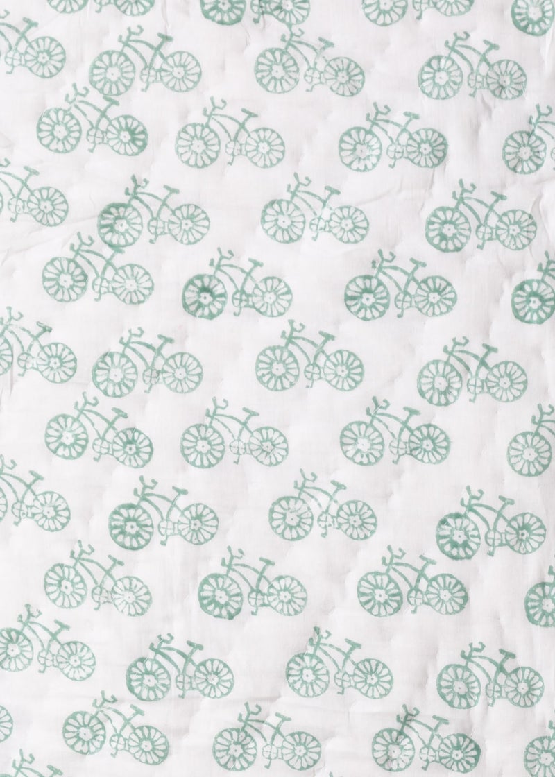 Feels Like Home Handcrafted Home Linen Feels Like Home Baby Quilt - Baby Elephant Cotton Baby Super Soft Lightweight Reversible All Season Use Comforter AC Blanket Baby Wrap for Kids, 60 x 90 Inch (0-5 Years) - Image 5