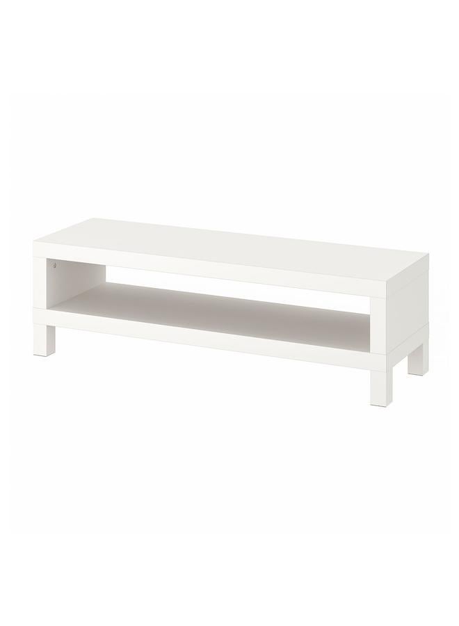 Zaboon Tv Bench, White, 120X35X36 Cm - Image 1