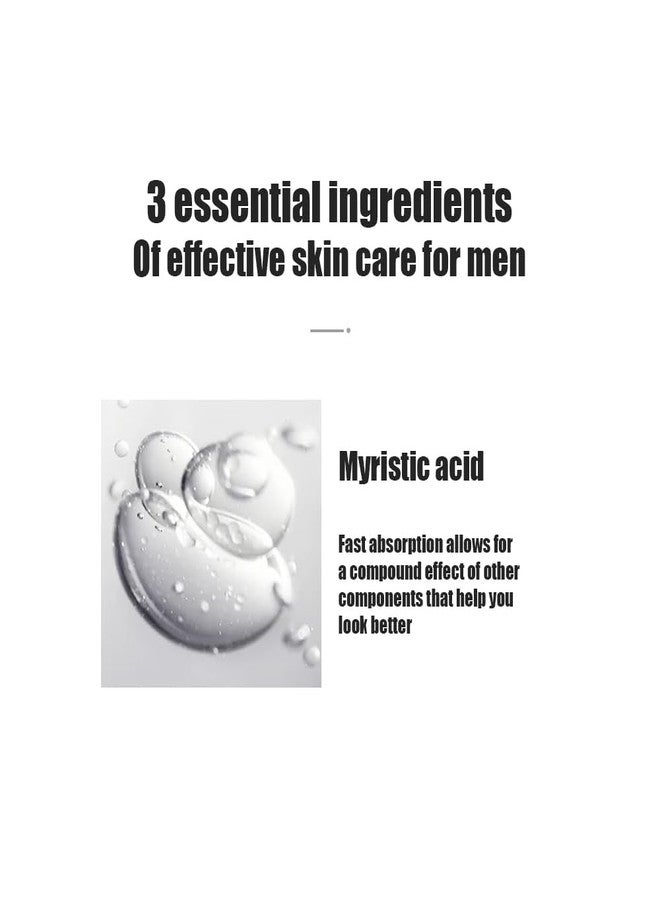 VENZEN VEZE Men's Cool Oil Control Face Foam Cleanser Hydrating Facial Skin Care Moisturizing 168g / 5.93oz - Image 4