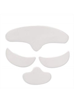 Wrinkle Patches, 4Pcs Anti Wrinkle Silicone Patch Pad Skin Lifting Reusable Forehead Eye Face Chin Patch for Women Reducing Eye and Around Mouth and Upper Lip Wrinkles