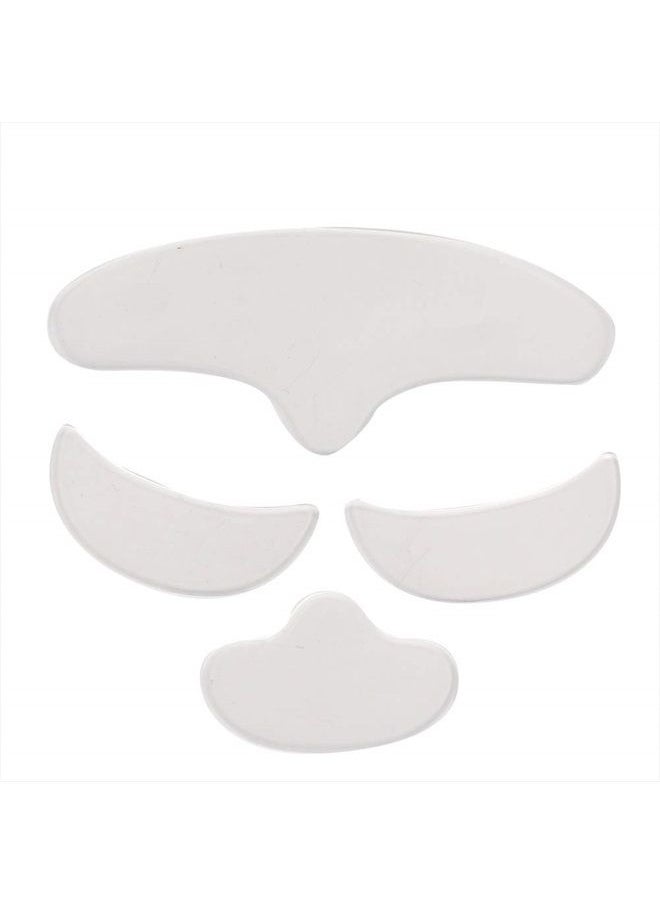 ZJchao - Wrinkle Patches, 4Pcs Anti Wrinkle Silicone Patch Pad Skin Lifting Reusable Forehead Eye Face Chin Patch for Women Reducing Eye and Around Mouth and Upper Lip Wrinkles - Image 1