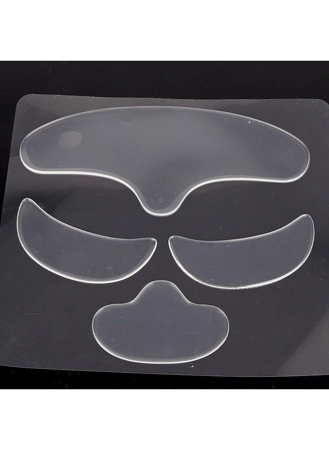 ZJchao - Wrinkle Patches, 4Pcs Anti Wrinkle Silicone Patch Pad Skin Lifting Reusable Forehead Eye Face Chin Patch for Women Reducing Eye and Around Mouth and Upper Lip Wrinkles - Image 1