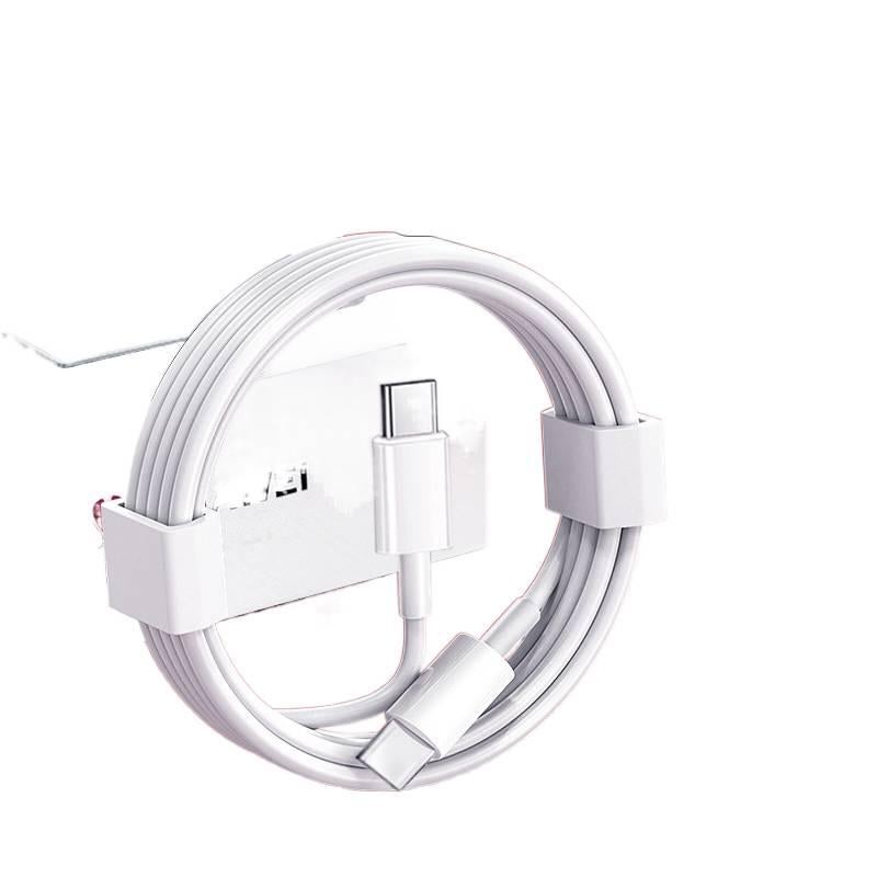 كابل USB-C سريع بقدرة 60W وUSB - C إلى USB-C وللشحن السريع لـ شحن الهاتف والتابلت ونقل البيانات واستخدام المحولات والإعداد المكتبي والحمل أثناء السفر - Image 2