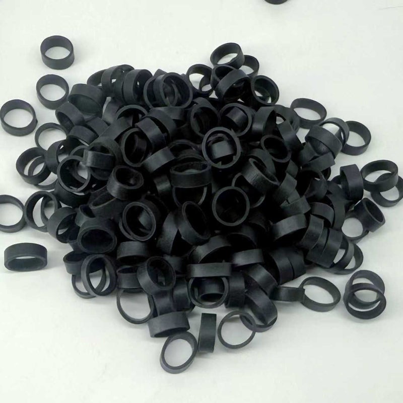 Approximately 35pcs Black Rubber Bands Strong Elastic O Rings For Office School Home And Cable Ties - Image 3
