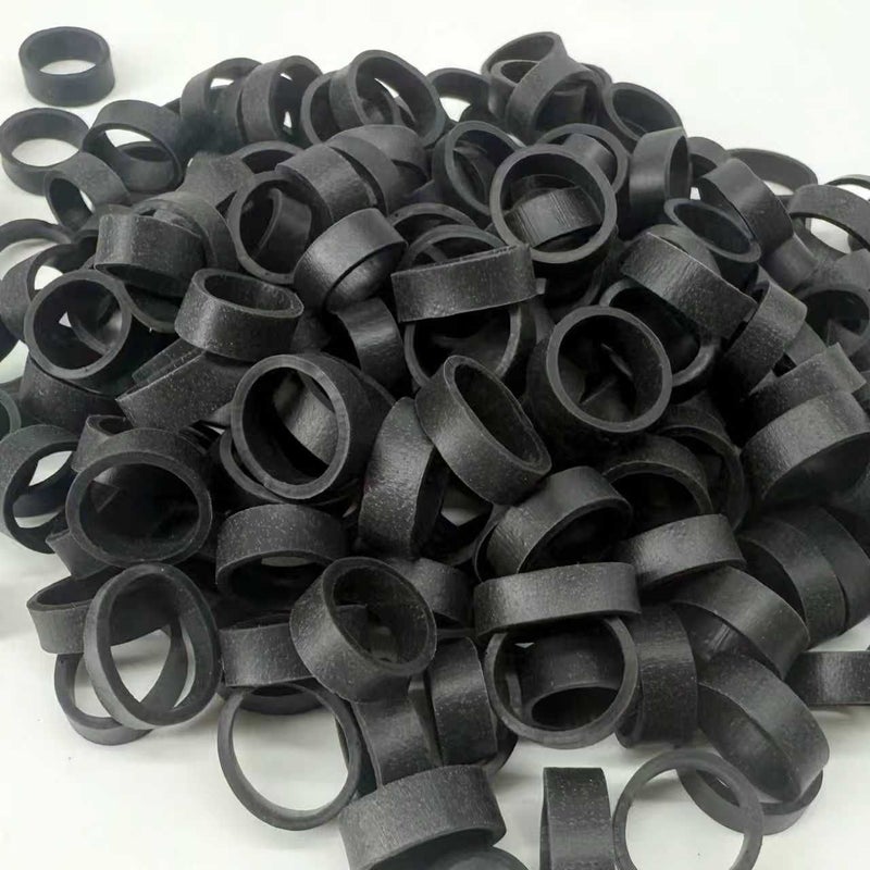 Approximately 35pcs Black Rubber Bands Strong Elastic O Rings For Office School Home And Cable Ties - Image 5