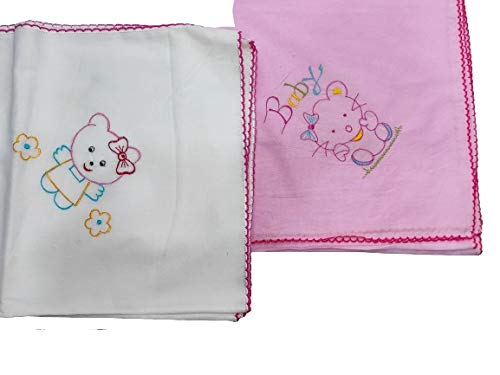 Dazzle Cotton with Nursery Prints Baby Girl Wrap/Full Swaddle/Receiving Blanket (Multicolour, 0-1 Years) -Combo Pack of 2 - Image 5
