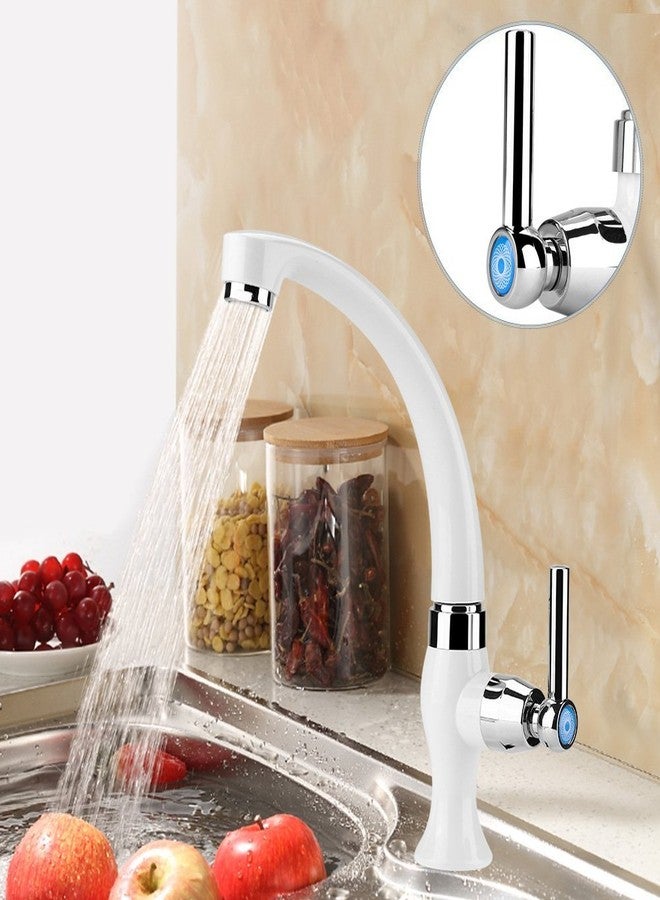 Fdit Kitchen Sink Faucet Single Handle Cold Faucet Water Faucet Water Tap for Kitchen Sink Bathroom Basin Bathtub Mop Pool G1/2 ABS Plastic (Straight Handle) - Image 4