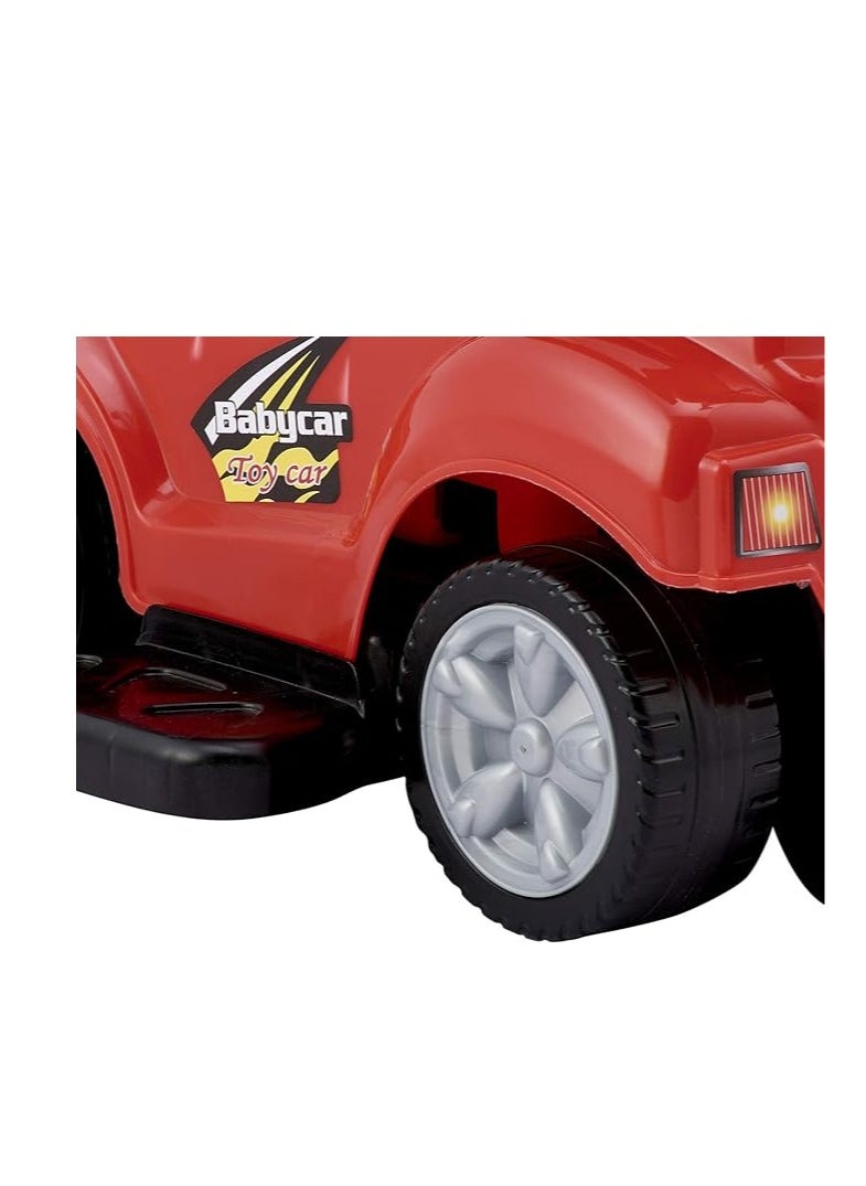 null - Push Ride On Car - Red - Image 1