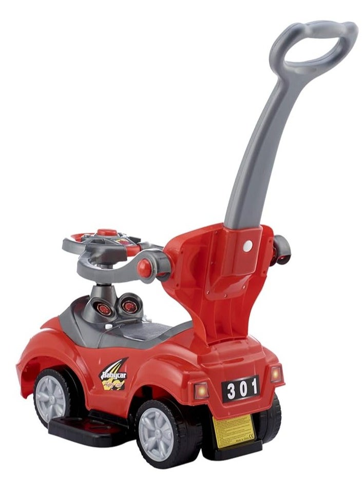 null - Push Ride On Car - Red - Image 1