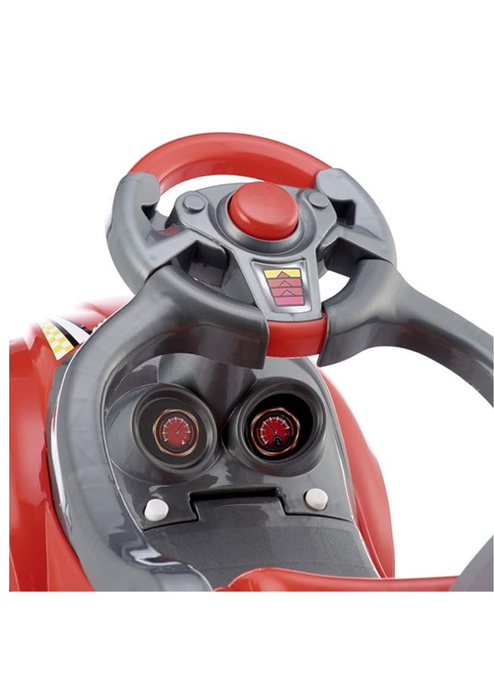 null - Push Ride On Car - Red - Image 1