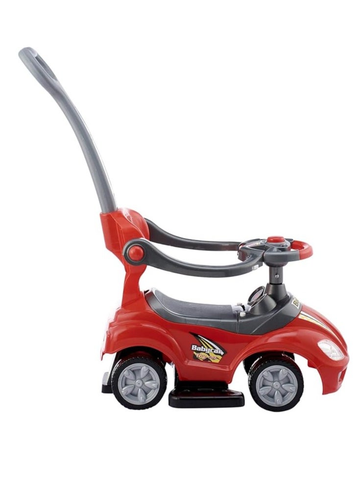 null - Push Ride On Car - Red - Image 1