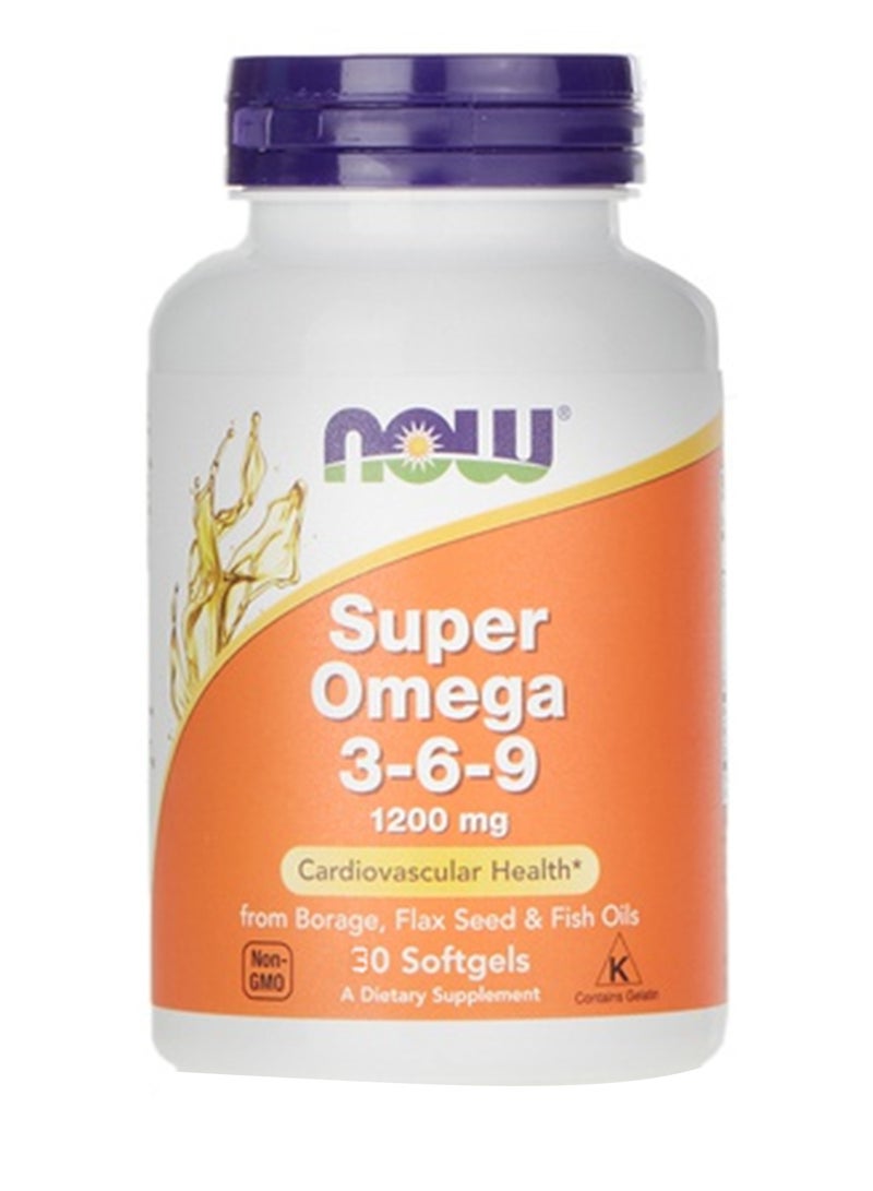 ناو الآن كبسولة هلامية سوبر أوميجا 30 إس 3-6-9