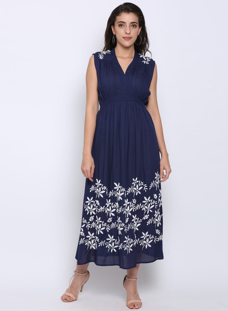 Alaya Floral Embroidered Dress - Image 1